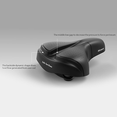 fitness bike saddle